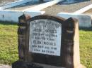 Jesse NICKOLS,
died 24 Oct 1935 aged 76 years;
Eliza NICKOLS,
died 26 Aug 1948 aged 84 years;
Polson Cemetery, Hervey Bay