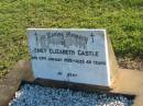 Emily Elizabeth CASTLE,
died 23 Jan 1939 aged 48 years;
Polson Cemetery, Hervey Bay