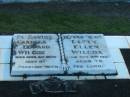Charles Edward WILCOX,
died 6 April 1970 aged 89 years;
Betty Ellen WILCOX,
died 3 Oct 1967 aged 78 years;
Polson Cemetery, Hervey Bay
