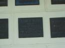 Ethel BOW,
wife of Herbert,
mother & nan of Dave, Bonny, Mel & Dave,
died 1997 aged 86 years;
Polson Cemetery, Hervey Bay
