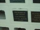Amy Lillian CALDWELL,
died 2-11-94 aged 78 years;
Polson Cemetery, Hervey Bay