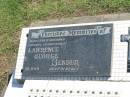 Lawrence George BENDER,
husband father grandfather,
died 14-8-69;
Polson Cemetery, Hervey Bay
