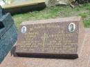 Kenneth George GALE,
born 30-10-1929,
died 3-9-1996 aged 66 years;
Joy Gwendolyne GALE,
born 18-6-1930,
died 10-1-1995 aged 64 years;
Polson Cemetery, Hervey Bay