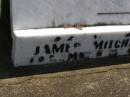Margaret,
wife of James MITCHELL,
mother of Mortimer;
James MITCHELL,
died 5 March 1963 aged 83 years;
Polson Cemetery, Hervey Bay