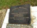 Douglas Archibald CAMPBELL,
of Craignish,
6-12-1906 - 14-1-1980;
Polson Cemetery, Hervey Bay