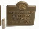 Albert Henry HERRENBERG,
died 13-3-1989 aged 77 years;
Polson Cemetery, Hervey Bay