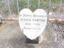 Maria KANTIM,
1915 - 1920;
Ropeley Immanuel Lutheran cemetery, Gatton Shire