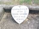 Reuben KRENSKE,
aged 12 days;
Ropeley Immanuel Lutheran cemetery, Gatton Shire
