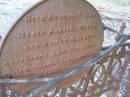Maria Amalie WEIER,
born 22 May 1834 died 11 June 1905;
Ropeley Scandinavian Lutheran cemetery, Gatton Shire