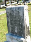Sandgate Bald Hills Cemetery:
Christian Frederick Prackert, Louise Prackert