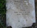 John,
husband of Honoria DUFFY,
died 22 Jan 1908 aged 67 years;
Mary Ellen,
daughter,
died 27 March 1903 aged 21 years;
Honoria Jane,
daughter,
died 18 June 1916 aged 28 years;
Honoria DUFFY,
died 3 June 1923 aged 74 years;
Owen,
son,
died 21 June 1924 aged 40 years;
Bald Hills (Sandgate) cemetery, Brisbane