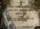 F.C.N. THISTLETHWAYTE,
died 18 March 1905 aged 64 years;
Bald Hills (Sandgate) cemetery, Brisbane