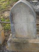 W. PETERS,
husband,
died 10 May 1915 aged 70 years;
Bald Hills (Sandgate) cemetery, Brisbane