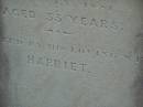 Stephen ELLIS,
died accident on Sandgate Road
20? July 1881 aged 33 years,
erected by wife Harriet;
Bald Hills (Sandgate) cemetery, Brisbane