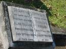 Alice KRAUSE,
wife mother,
born 22 Nov 1895 died 20 Nov 1962;
Herman G. KRAUSE,
father,
born 7 July 1887 died 20 May 1974;
Bald Hills (Sandgate) cemetery, Brisbane