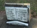 Ada MARTIN,
wife,
died 23 March 1962 aged 91 years;
Alfred Edward MARTIN.
husband,
died 6 Nov 1962 aged 85 years;
Bald Hills (Sandgate) cemetery, Brisbane