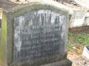 Ivy Alice HARDIMAN,
died 27 Oct 1956 aged 71 years;
Walter HARDIMAN,
died 22 July 1968 aged 81 years;
Bald Hills (Sandgate) cemetery, Brisbane