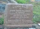 Joseph Gordon PALETHORPE,
of Toowoomba,
husband of A.E. PALETHORPE,
born 27 Aug 1845?,
died 3 March 1931;
Ann Elizabeth PALETHORPE,
wife,
born 18 July 1854,
died 21 March 1937;
Bald Hills (Sandgate) cemetery, Brisbane