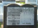 Lilly MACKENZIE,
mother,
died 13 June 1943 aged 70 years;
Bald Hills (Sandgate) cemetery, Brisbane
