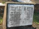 Olive Gertrude WATSON,
wife mother,
died 24 Oct 1944;
Bald Hills (Sandgate) cemetery, Brisbane