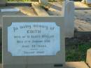 Edith,
wife of D. Scott HYSLOP,
died 27 Jan 1934 aged 58 years;
Bald Hills (Sandgate) cemetery, Brisbane