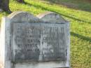 Emily Matilda MCINTYRE,
wife mother,
died 5 Aug 1944 aged 83 years;
Duncan MCINTYRE,
father,
died 2 Feb 1949 aged 54 years;
Bald Hills (Sandgate) cemetery, Brisbane