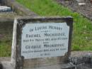 Elspeth Bruce,
wife of John MCPHERSON,
died 23 May 1881 aged 73 years;
Rachel MOCKRIDGE,
died 9 March 1915 aged 65 years;
George MOCKRIDGE,
died 22 Aug 1928 aged 84 years;
Bald Hills (Sandgate) cemetery, Brisbane