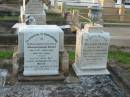 William Edward MAYER,
husband father,
died 17 March 1933 aged 58 years;
Louisa Catherina Helena MAYER,
wife,
died 28 April 1943 aged 69 years;
William George,
son of William & Louisa MAYER,
born 15 Aug 1898,
died 12 June 1916;
Bald Hills (Sandgate) cemetery, Brisbane