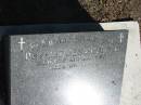 Phyllis Jessie Ryan
died 14 Mar 1985 aged 56 years
Anglican Cemetery, Sherwood.