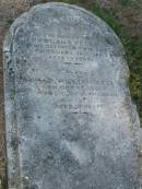 Boland? Kelly 14 Feb 1881 aged 39
Thomas William Kelly (son of above) Nov 11 1893 aged 7
Anglican Cemetery, Sherwood.