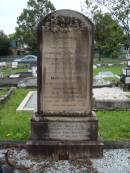 Sacred
to
the memory of
Charles Queale Senr
who died 23rd March 1897,
aged 79 years.
And to the memory of
Mary Queale,
who died May 7th 1912,
Aged 88 years.
Also Charles,
beloved husband of Alice Queale
who died June 11th 1933,
aged 66 years.
Alice Queale,
who died November 23rd 1968 aged 89 years
Patricia Amy Baird,
who died June 11th 1968 aged 53 years.
Athol Ferguson
Baird
2-11-1911 ~ 11-8-2006
aged 94 years
Loving husband of Patricia
A gentleman
Sherwood (Anglican) Cemetery, Brisbane