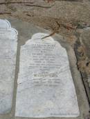 Isabella Mann
Died Aug 18 1886 aged 60
Henry James (Mann)
Son of above
Died Sep 3 1882 aged 11 Years
erected by son George
Also William Mann husband of above
May 3 1919 aged 90 years
Sherwood (Anglican) Cemetery, Brisbane