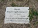 (Aunt) Alice Maud HARE aged 72
(Uncle) John George HARE aged 76
Sherwood (Anglican) Cemetery, Brisbane