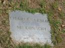 Charles Leslie McConachy
1-7-1892 to 5-7-1969
Sherwood (Anglican) Cemetery, Brisbane