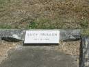 Lucy MULLEN
14-8-60
Sherwood (Anglican) Cemetery, Brisbane