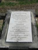 Elizabeth
wife of George TROTTER
died 28 Oct 1923 aged 79,
her husband,
George
29 Aug 1925 aged 84,
their daughter,
Isabella
11 Aug 1946 aged 81
Sherwood (Anglican) Cemetery, Brisbane