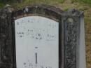 Annetta May EGGLETON
born 27 Sep 1889
died 18 Aug 1988
Sherwood (Anglican) Cemetery, Brisbane