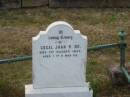 Cecil Joan BERE
3 Oct 1899
aged 1 yr 8 mths
Sherwood (Anglican) Cemetery, Brisbane