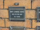Mary Lethbridge HOOPER
11-Feb-1967
83 yrs
Sherwood (Anglican) Cemetery, Brisbane
