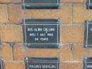Iris Alma COLLINS
7 Jul 1982
84 yrs
Sherwood (Anglican) Cemetery, Brisbane