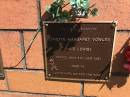 Lynette Margaret VOWLES (nee LEWIS)
d: 5 JJun 2021 aged 74
Sherwood (Anglican) Cemetery, Brisbane