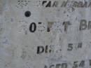 Robert BRUGGEMANN,
husband father,
died 5 Nov 1928 aged 54 years;
Silverleigh Lutheran cemetery, Rosalie Shire