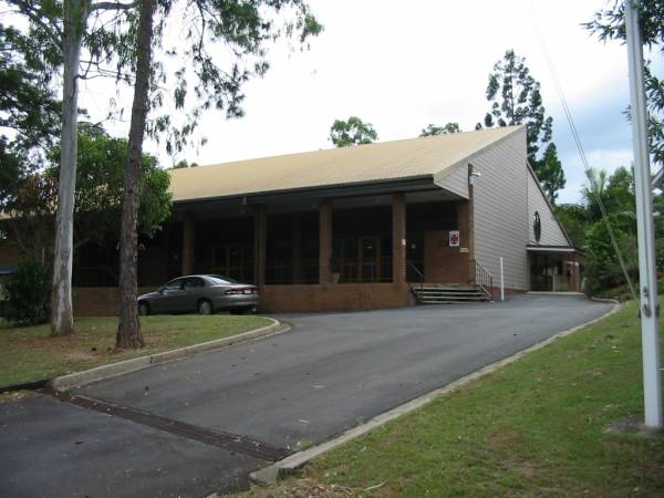 The new church;  | Slacks Creek St Mark's Anglican cemetery, Daisy Hill, Logan City  | 