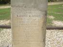 Louis LAINE,
native of Brittany France,
drowned 2 June 1864 aged 25 years;
Frederick Woodward ELLIS,
drowned 2 June 1864 aged 27 years;
South West Rocks, New South Wales