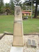 Frederick Stephen WHITE,
died 2 June 1864,
erected by Thomas Hubbard, John McElhone, Mary Jane Cullen;
South West Rocks, New South Wales