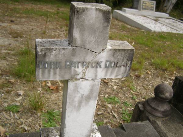 Richard Edward DOLAN,  | son brother,  | died 8-8-1965 aged 3 1/2 years;  | John Patrick DOLAN,  | aged 11 weeks;  | Tallebudgera Catholic cemetery, City of Gold Coast  | 