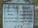 Mary (wife of Jonathon) SLATTER
23 Sep 1952
aged 72
Jonathon SLATTER
25 Sep 1967
aged 85
Tamborine Catholic Cemetery, Beaudesert