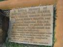 Bertha Clotilda HARRIS
(wife of Douglas Rawson HARRIS)
(daughter of Robert Martin and Arabella Clotilda COLLINS)
b: Tamrookum 7 Mar 1889
d: Brisbane 27 Nov 1961
Tamrookum All Saints church cemetery, Beaudesert