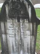 Bertha Alice
(daughter of) W and J RUDD
b: 18 Oct 1891, d: 29 Dec 1908 at Airedale
Tamrookum All Saints church cemetery, Beaudesert