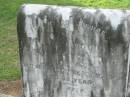 William MOODIE
(builder, late of Sydney)
b: 1857, d: Rathdowney 30 Dec 1919, aged 62
Tamrookum All Saints church cemetery, Beaudesert